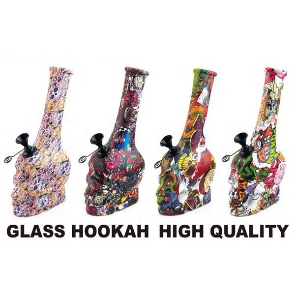 SKULL GLASS BONG DK6454-A
